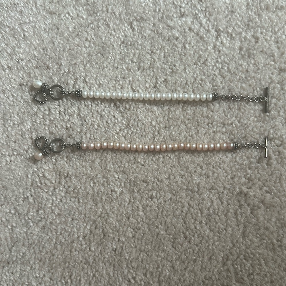 Two Honora pearl bracelets